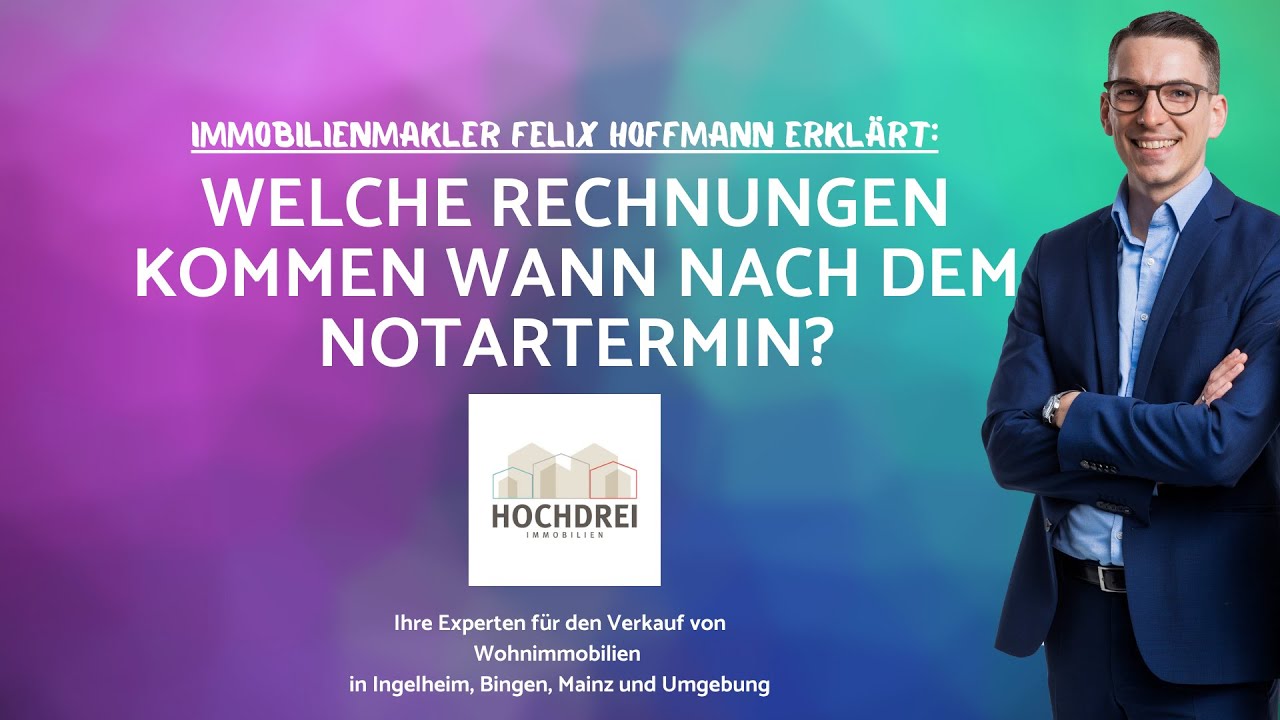 🏡 Kaufvertrag unterschrieben - wann kommen welche Rechnungen?🏡