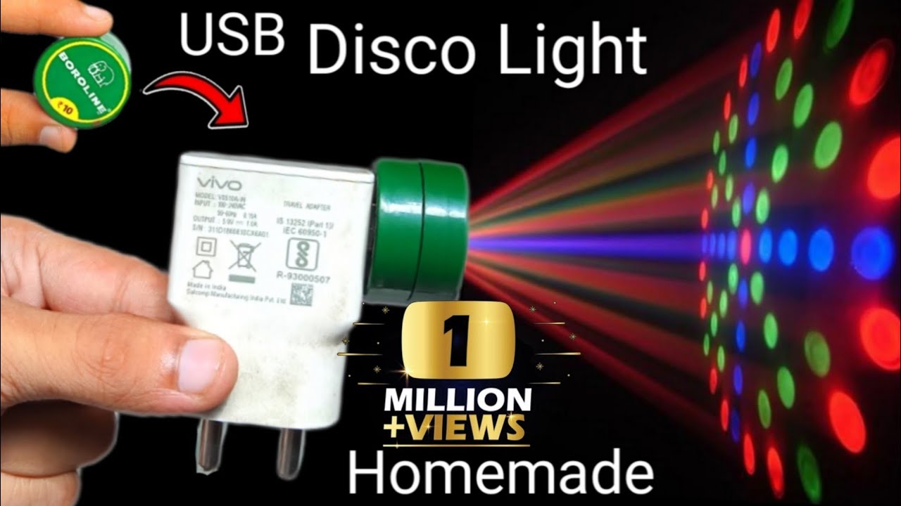 How to make USB Disco light using Boroline dibbiDIY disco light @starflyexperiments