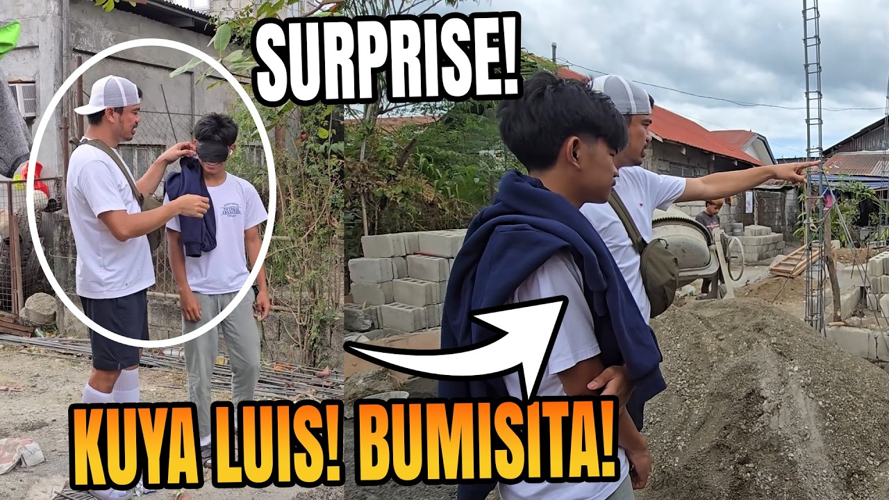 Kuya Luis Bumisita Sa House Construction! First Time Niyang Makikita Ang Update