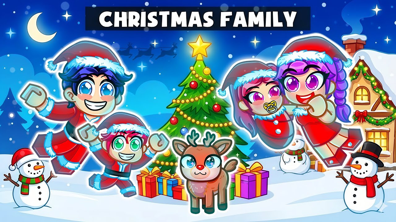 KPOP Family Having A CRAZIEST CHRISTMAST ROADTRIP in Roblox!🎅💀