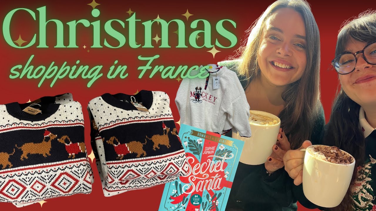 Christmas Shopping in France with my sister - Playing the game 
