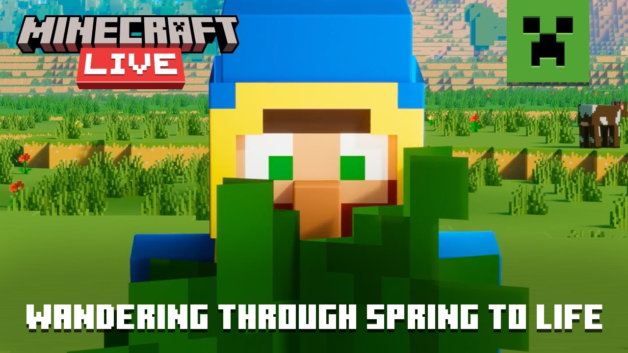 Minecraft LIVE – March 2025: A Wandering Trader Springs to Life!