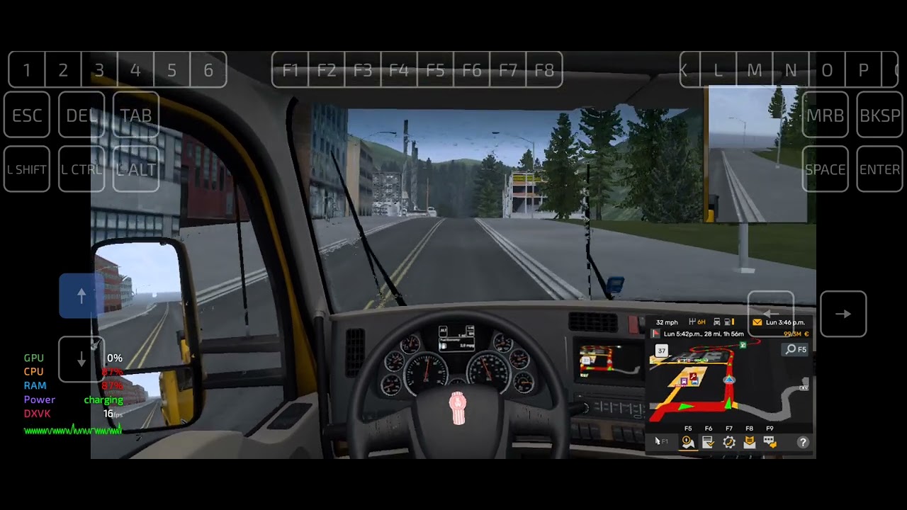 Probando el ATS versión 1.53.2.1s con el emulador gamehub