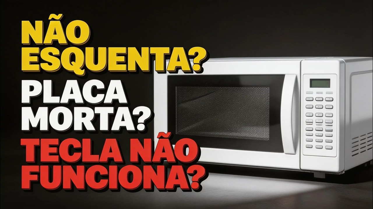 5 SEGREDOS do Micro-ondas Revelados! DEFEITO X SOLUÇÃO (Conserto Rápido e Fácil).  PARTE 2