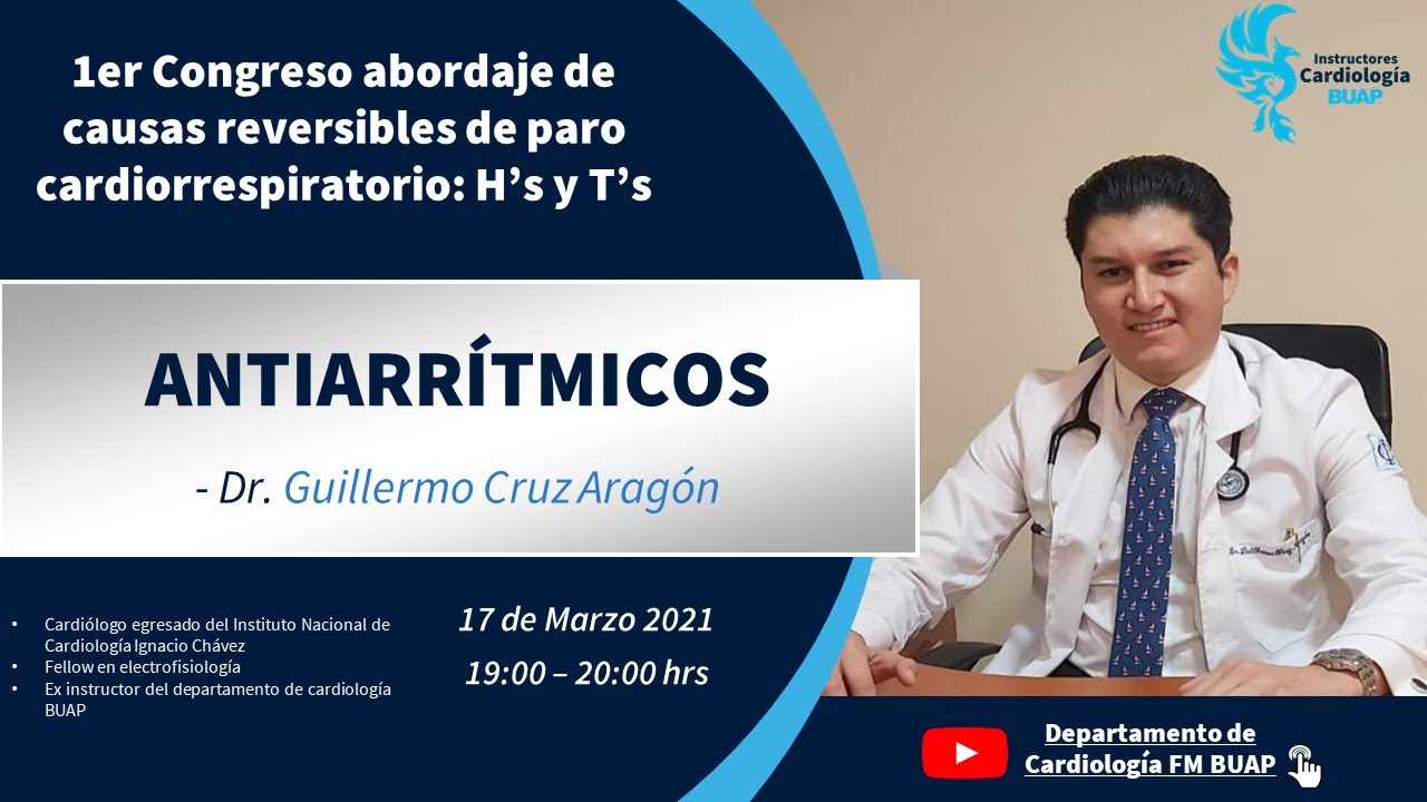 Antiarrítmicos - Dr. Guillermo Cruz Aragón