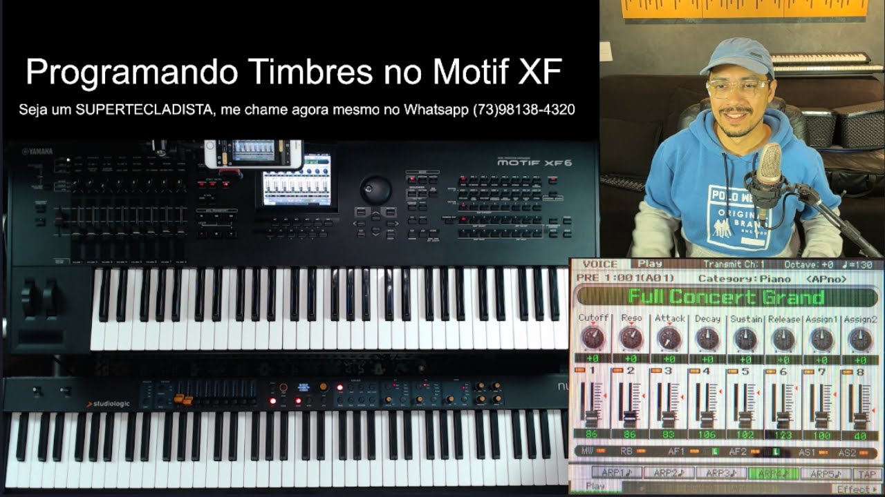 LIVE - Programando Timbres do MOTIF XF