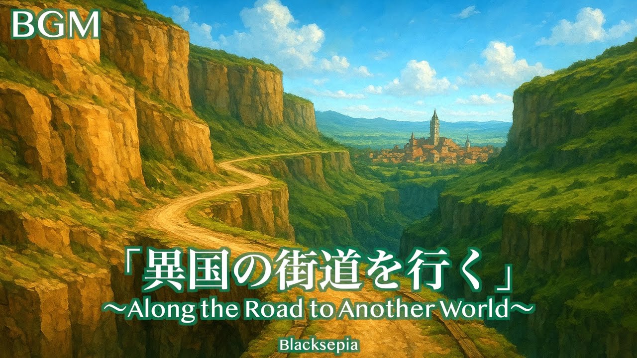 【BGM()】異国の街道を行く／Along the Road to Another World（Blacksepia）