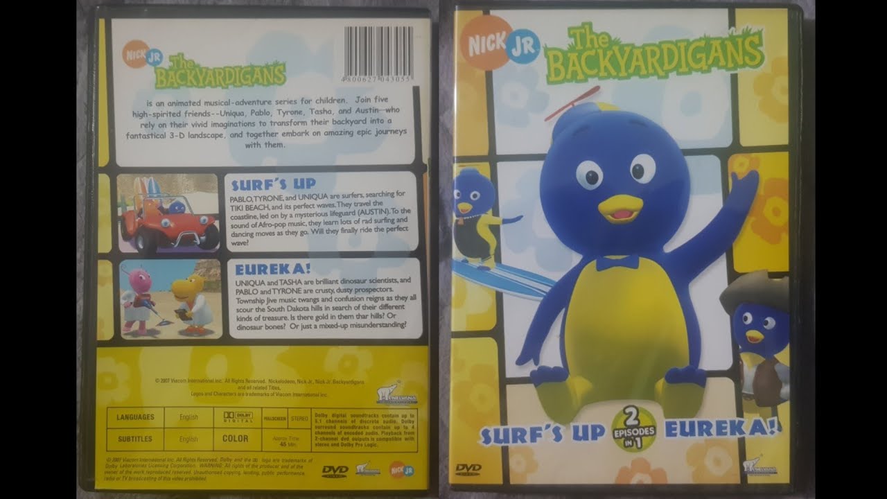Opening to The Backyardigans: Surf's Up and Eureka! (2007) DVD (Philippines)