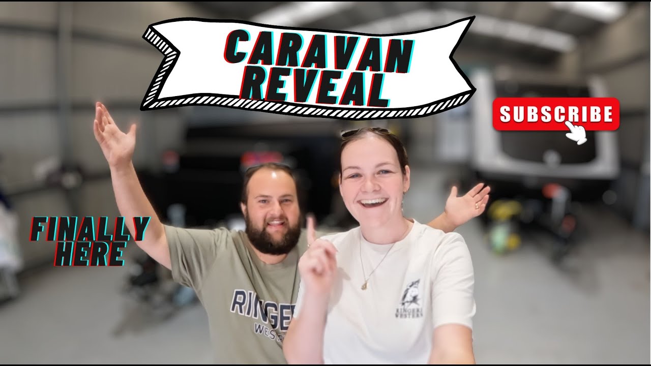 CARAVAN REVEAL,  it's finally here! #newcaravan #travelcouple
