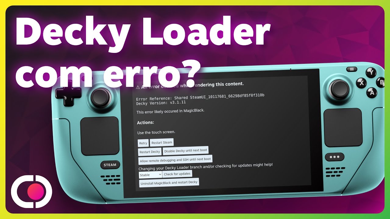 Como RESOLVER o ERRO no Decky Loader ap&oacute;s ATUALIZA&Ccedil;&Atilde;O do Steam Deck!