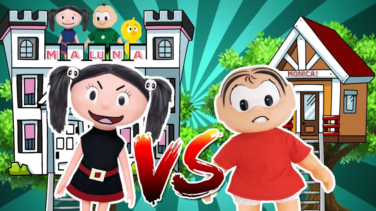 Casa na árvore da Mônica vs Casa na árvore da Maluna