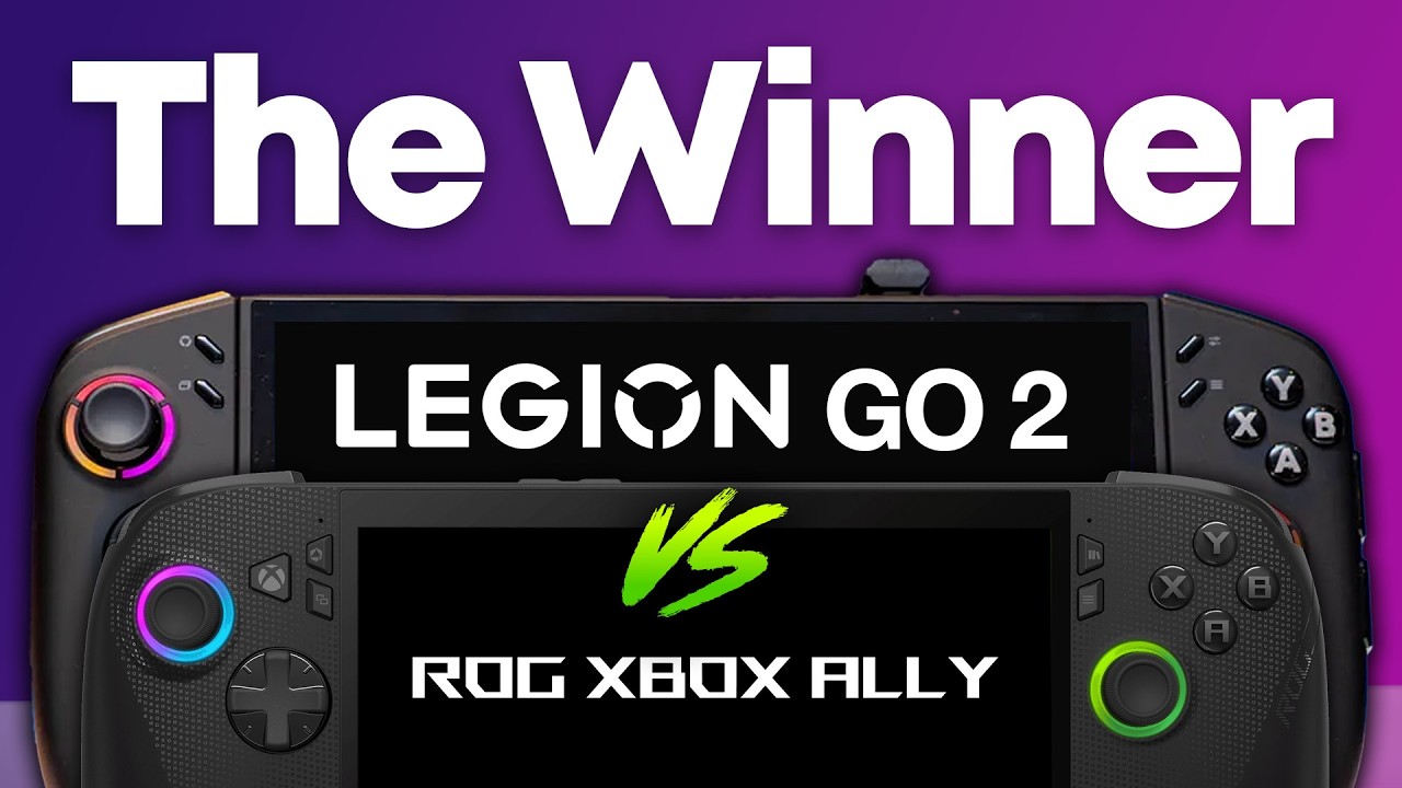Выбран ПОБЕДИТЕЛЬ — Xbox ROG Ally X против Lenovo Legion Go 2