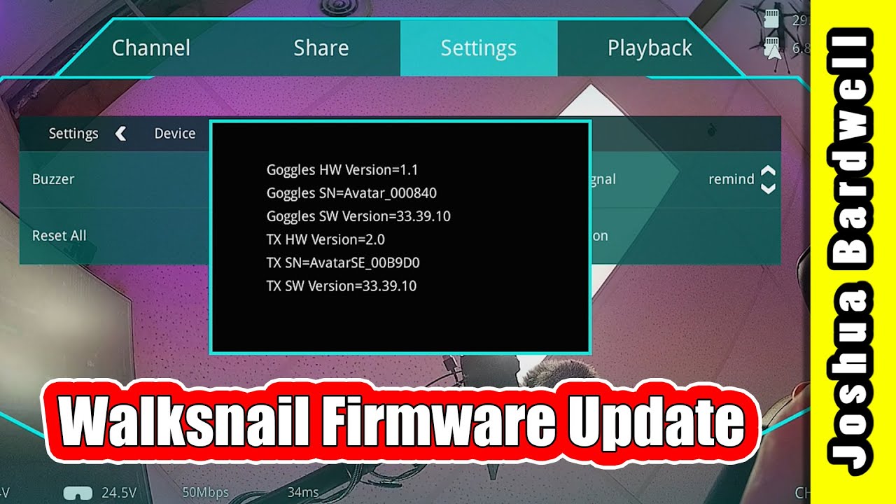 Walksnail Firmware Update How-To