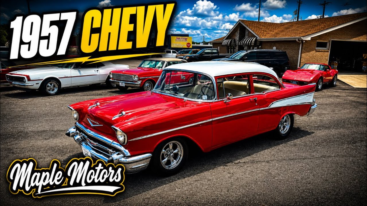 Test Drive 1957 Chevrolet 210 Post $35,900 Maple Motors