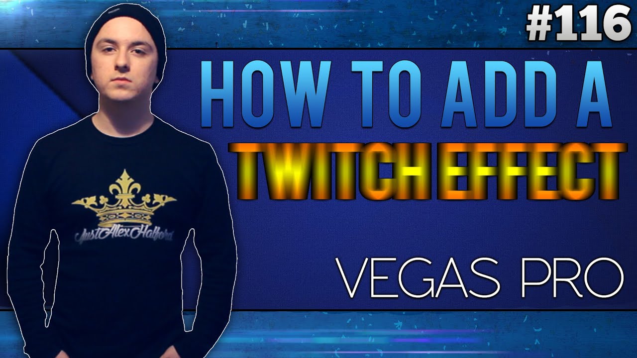 Sony Vegas Pro 13: How To Add A Twitch Effect - Tutorial #116