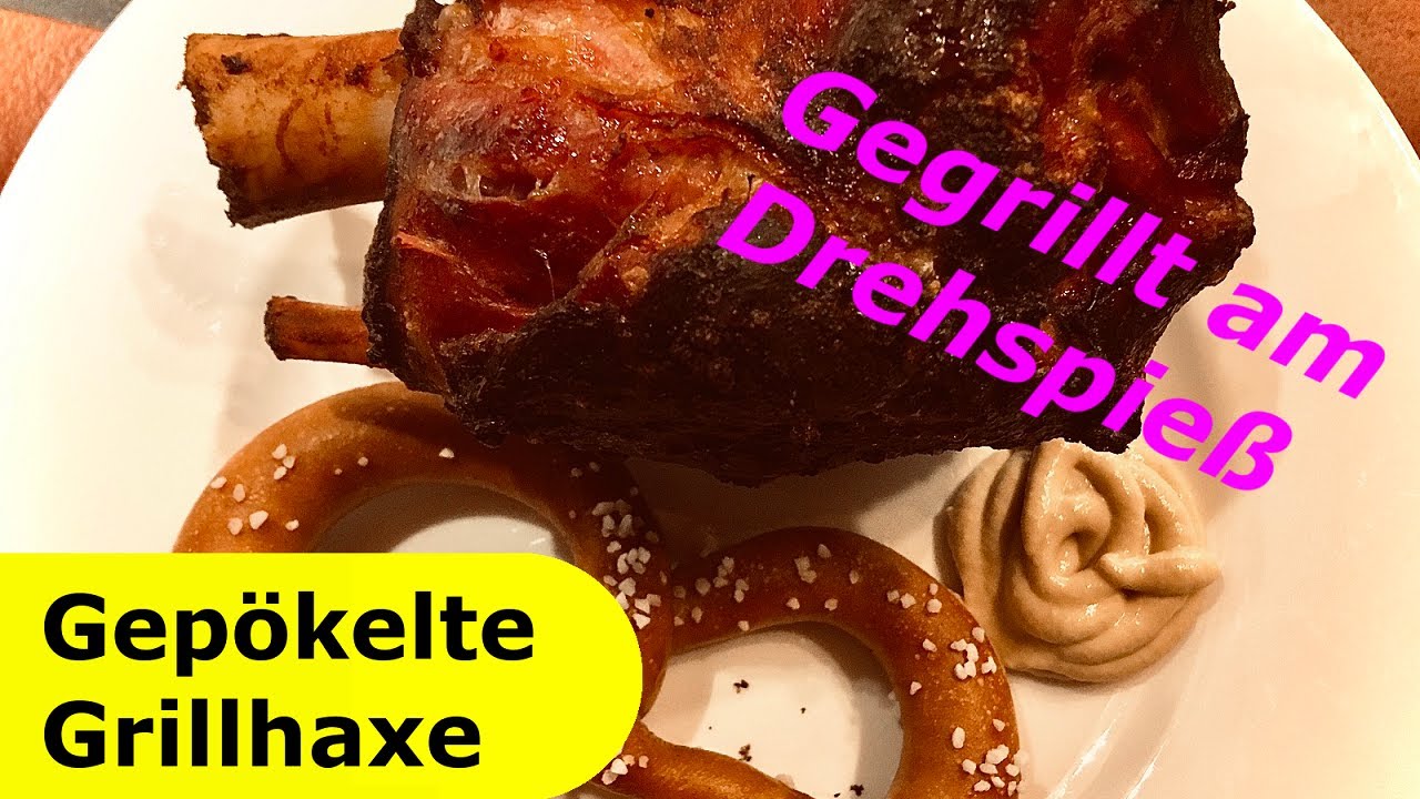 143 - Gepökelte Grillhaxe │ Vom Drehspieß
