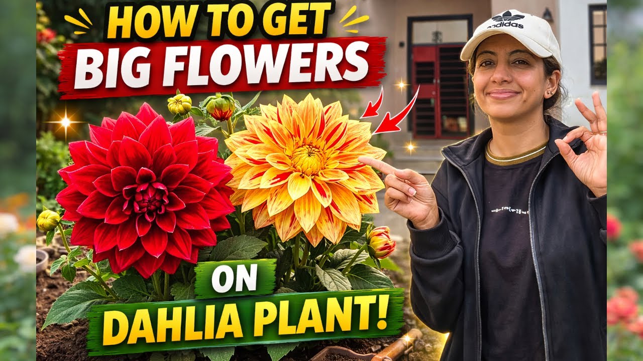 Get Maximum Flowers on Dahlia Plant | Fertiliser for Dahlia Plant | Dahlia Plant Care & Growing Tips