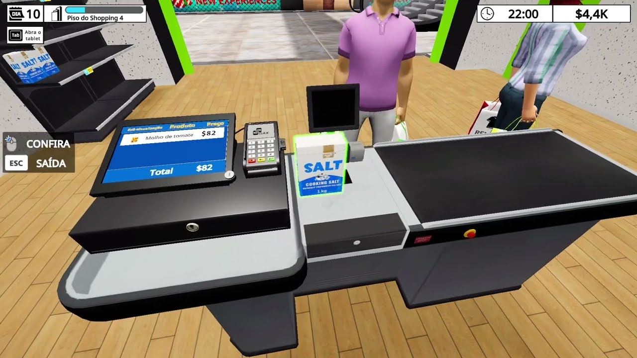 MALL SIMULATOR #3  INALGUREI O SUPERMERCADO NAGUMO!!