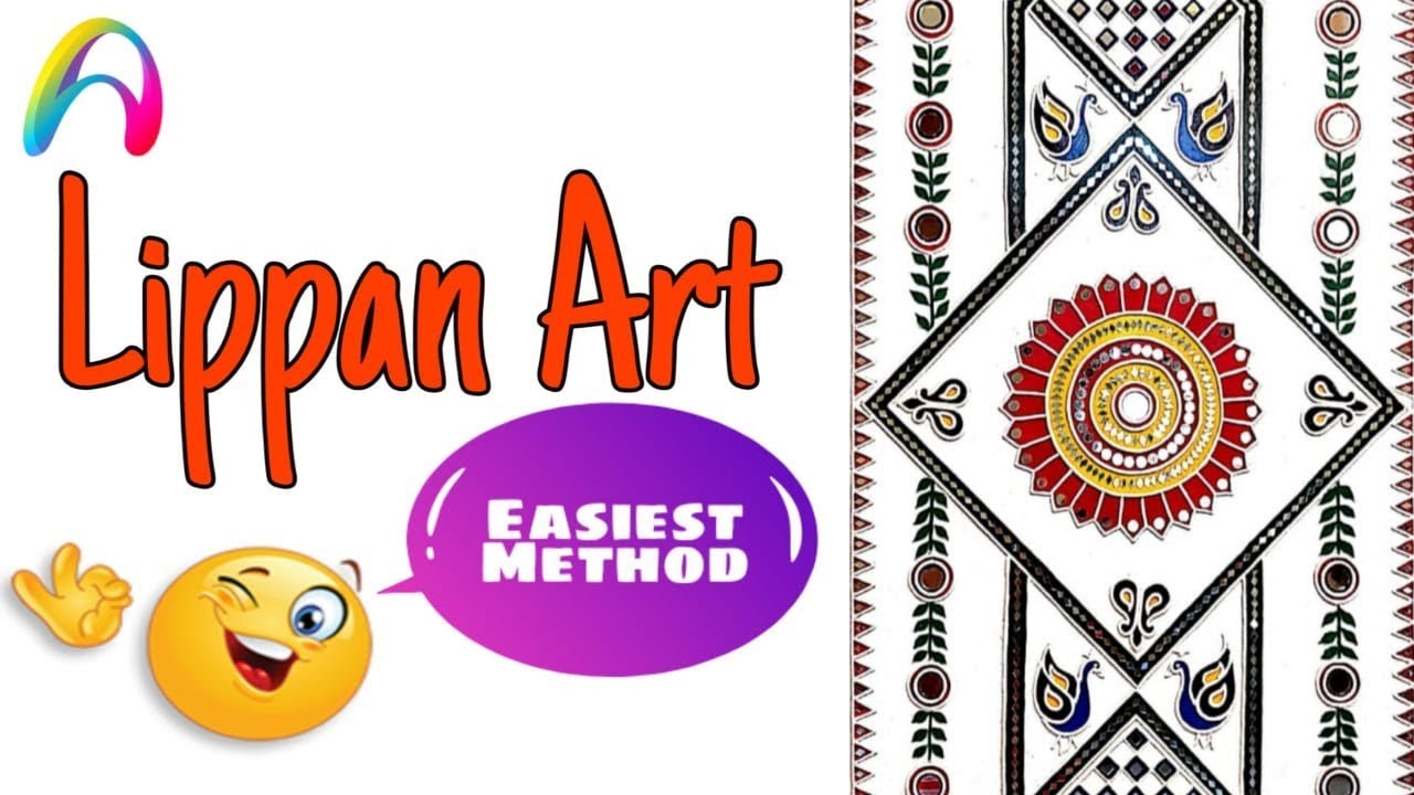 Lippan Art Work | Lippan art | Gujrati kutch work | Mirror mud work- DIY Lippan Work on Plywood