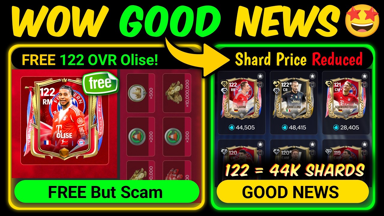 БЕСПЛАТНЫЙ Olise 122 OVR x Подарки за вход x Хорошие новости в FC Mobile | Mr. Believer