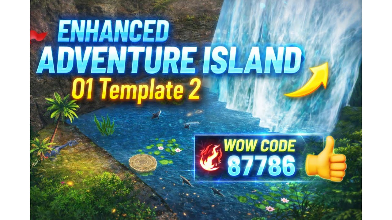 Enhanced Adventure Island O1⚰️ Template2 | BGMI WOW Mode 🔥 | WOW Code 87786 | Adventure Map Gameplay