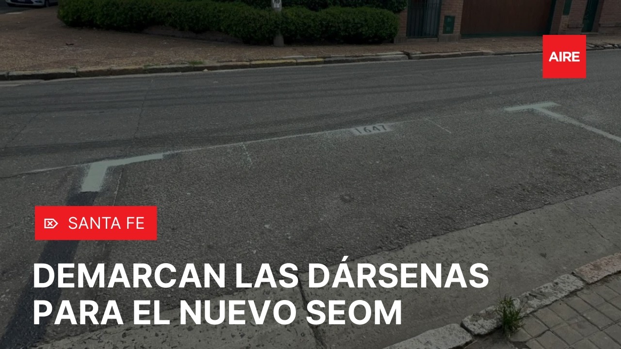 Avanza el nuevo SEOM en Santa Fe: demarcan dársenas con numeración y sistema digital