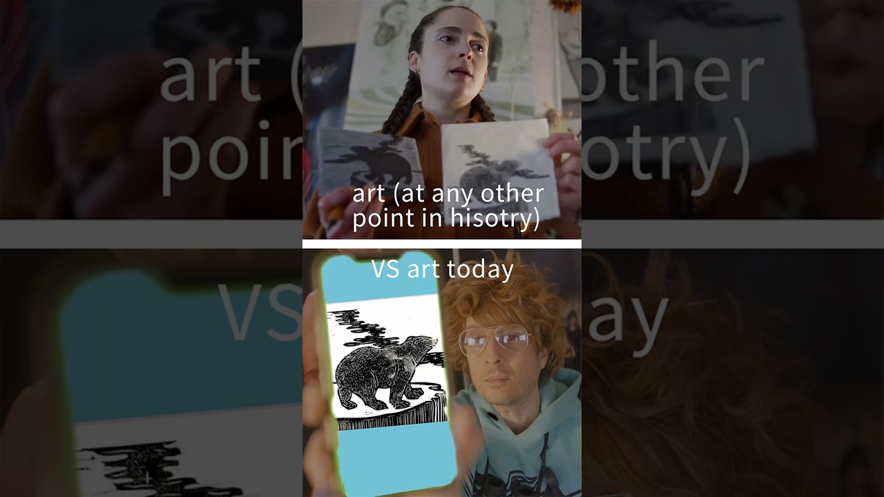 art (at any other point in history) VS art today