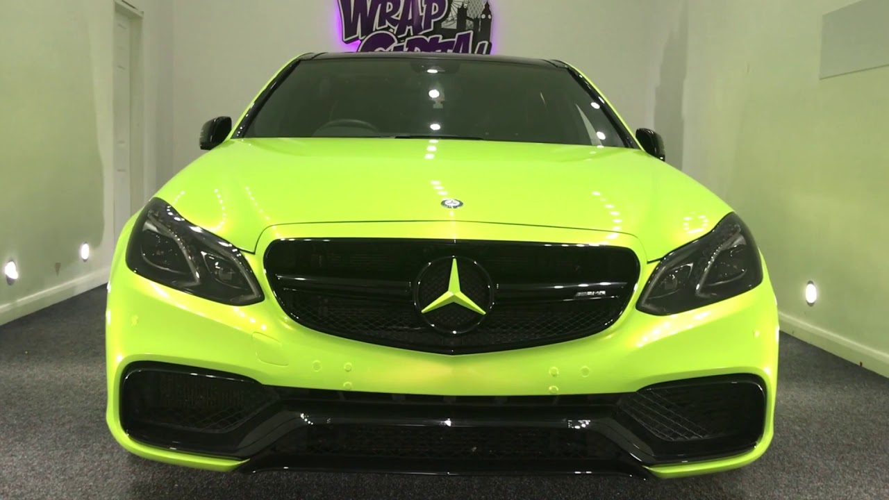AMG E63s - Wrapped in Acid Lime