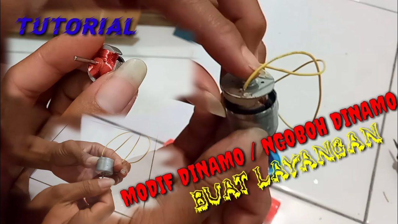 Cara mengoboh / modif dinamo layangan