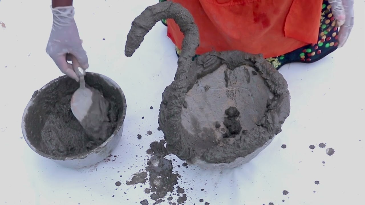 Brilliant way to make Swan Pot/Cement Craft Ideas