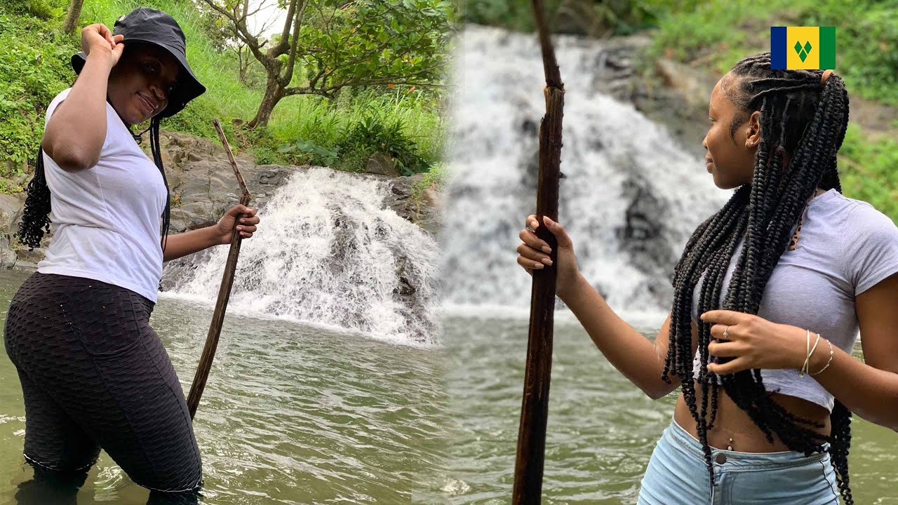 River Vybz Ital Outdoor Cooking | Lowmans Windward Waterfall, St. Vincent