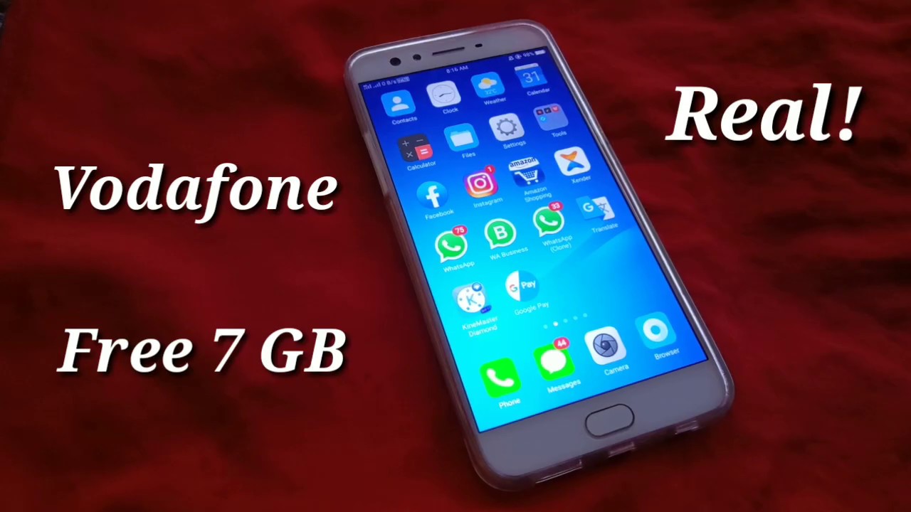 Vodafone 7 GB Free Data Trick 2019। Vodafone Me Free Data Kaise Paye
