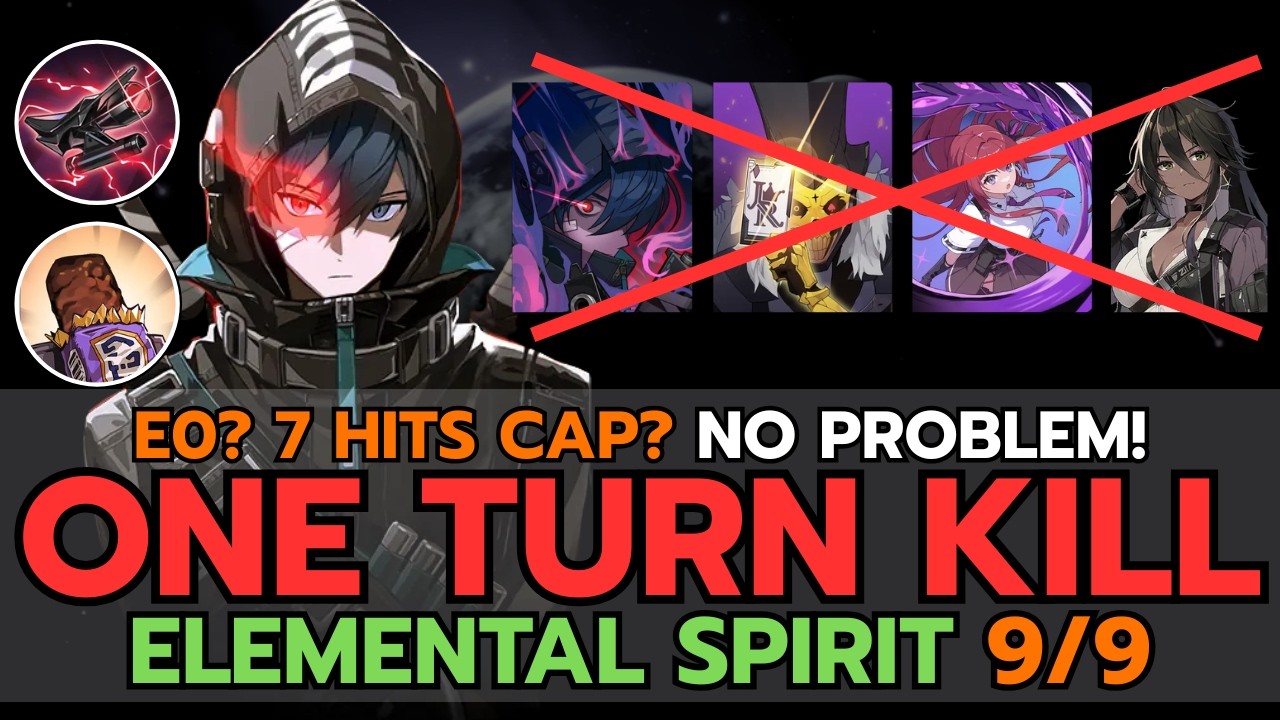 E0 Luke One Turn Kill Elemental Spirit 9/9 [Chaos Zero Nightmare]