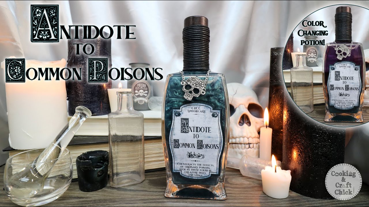 Antidote to Common Potions : Brewing a Magical Color Changing Potion Bottle Prop!