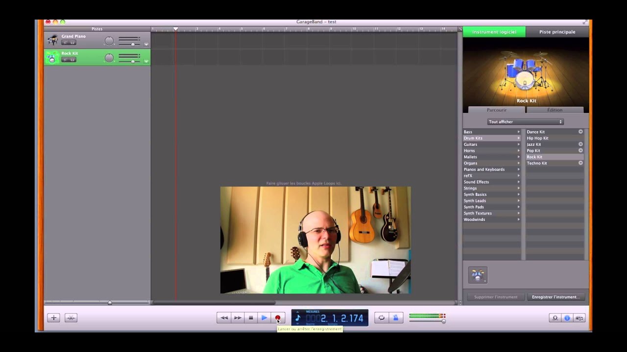 How to make your own drum loop with Garage Band