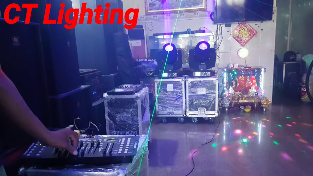 CT Lighting របៀបធ្វើប្រូក្រាមភ្លើងមីមជាមួយសម្រាប់បញ្ជា512 How to SetupControllerDMX512 (Speak Khmer)