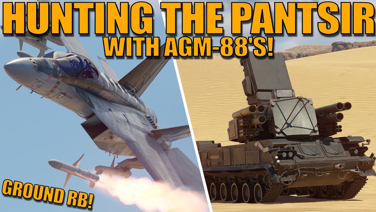Охота на &laquo;Панцирь&raquo; с помощью AGM-88 в наземных боях! Сможем ли мы победить лучшую зенитную самохо...
