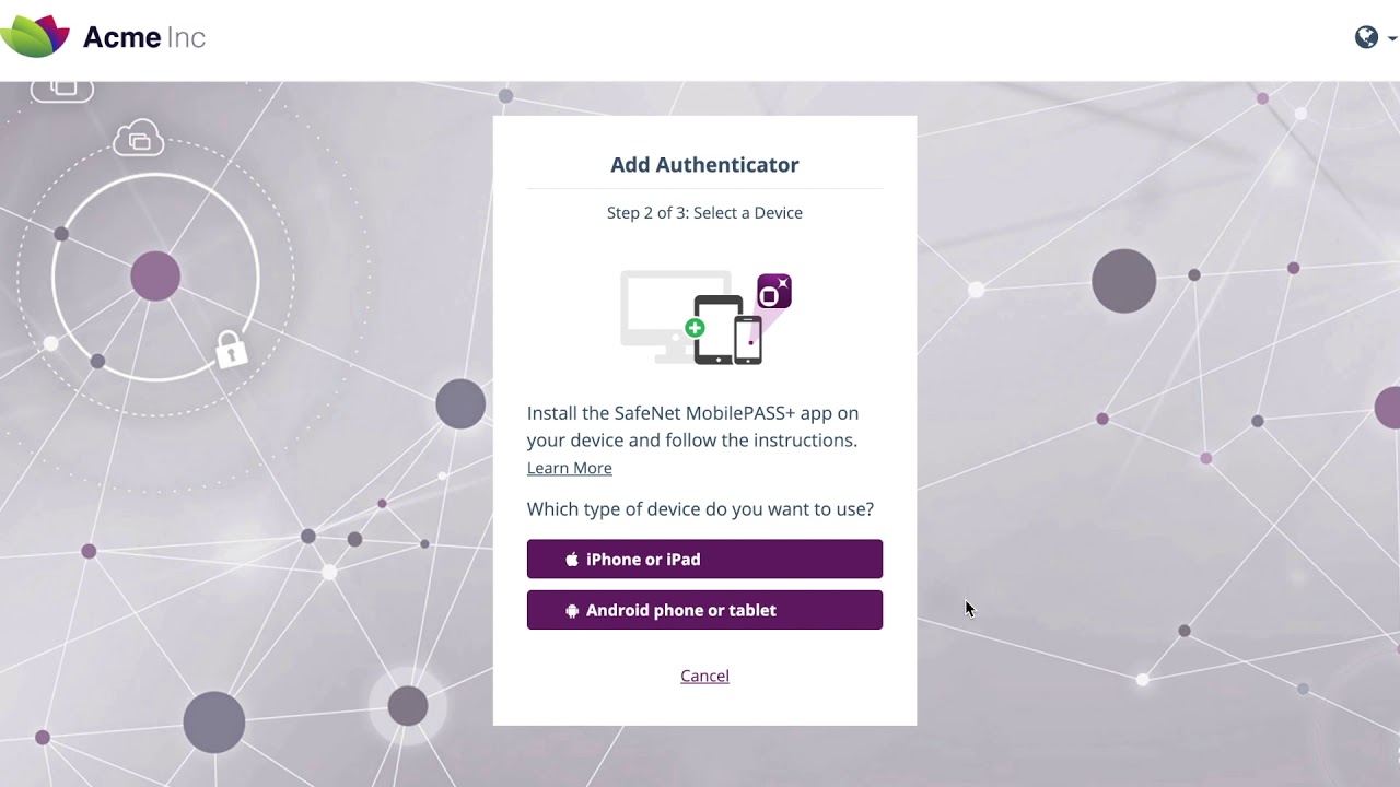 SafeNet MobilePASS+ On Demand Enrollment