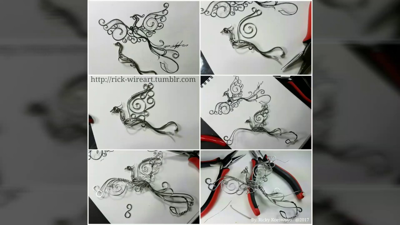 Tutorial - Wire Jewelry - The Phoenix - Rick Wire Art