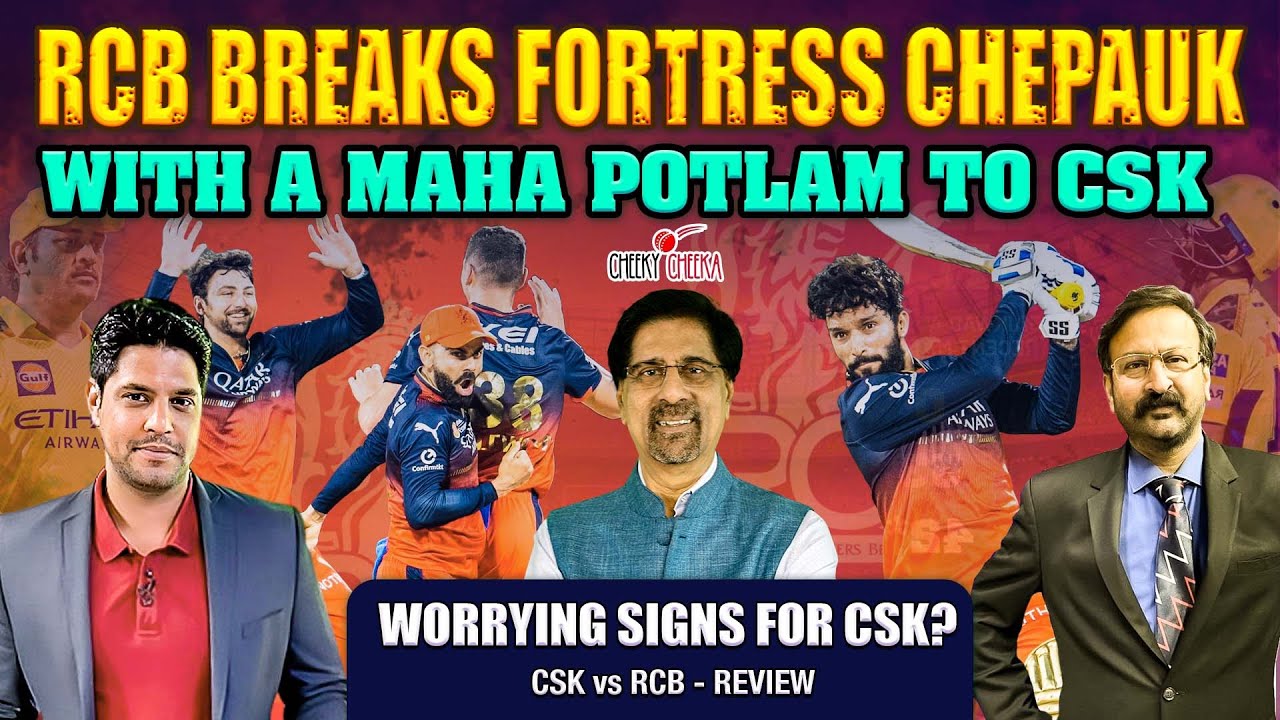 RCB Breaks Fortress Chepauk with a Maha POTLAM to CSK | Worrying signs for CSK? | CSK vs RCB Review