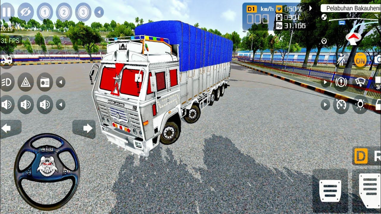 Lorry Truck Driving Games Video Bus simulator Indonesia games play video 