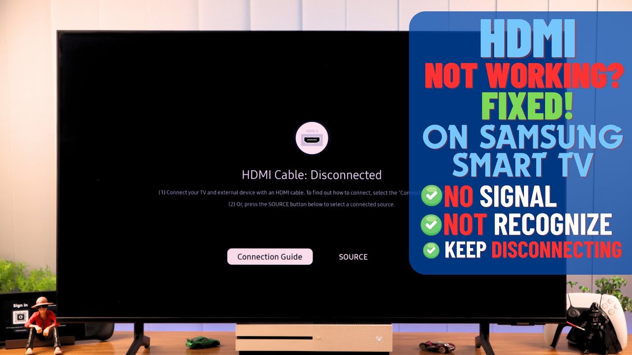 Fix: No Signal Error From HDMI Connections Samsung Smart TV!