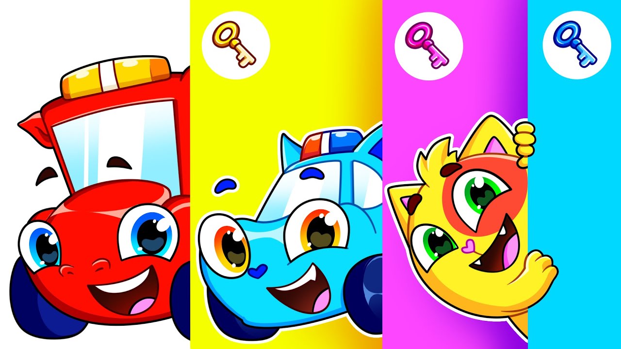Let's Find the Colorful Keys and Open the Lock! 🔓🗝️ Kids Songs 🌈 KiddyHacks Series
