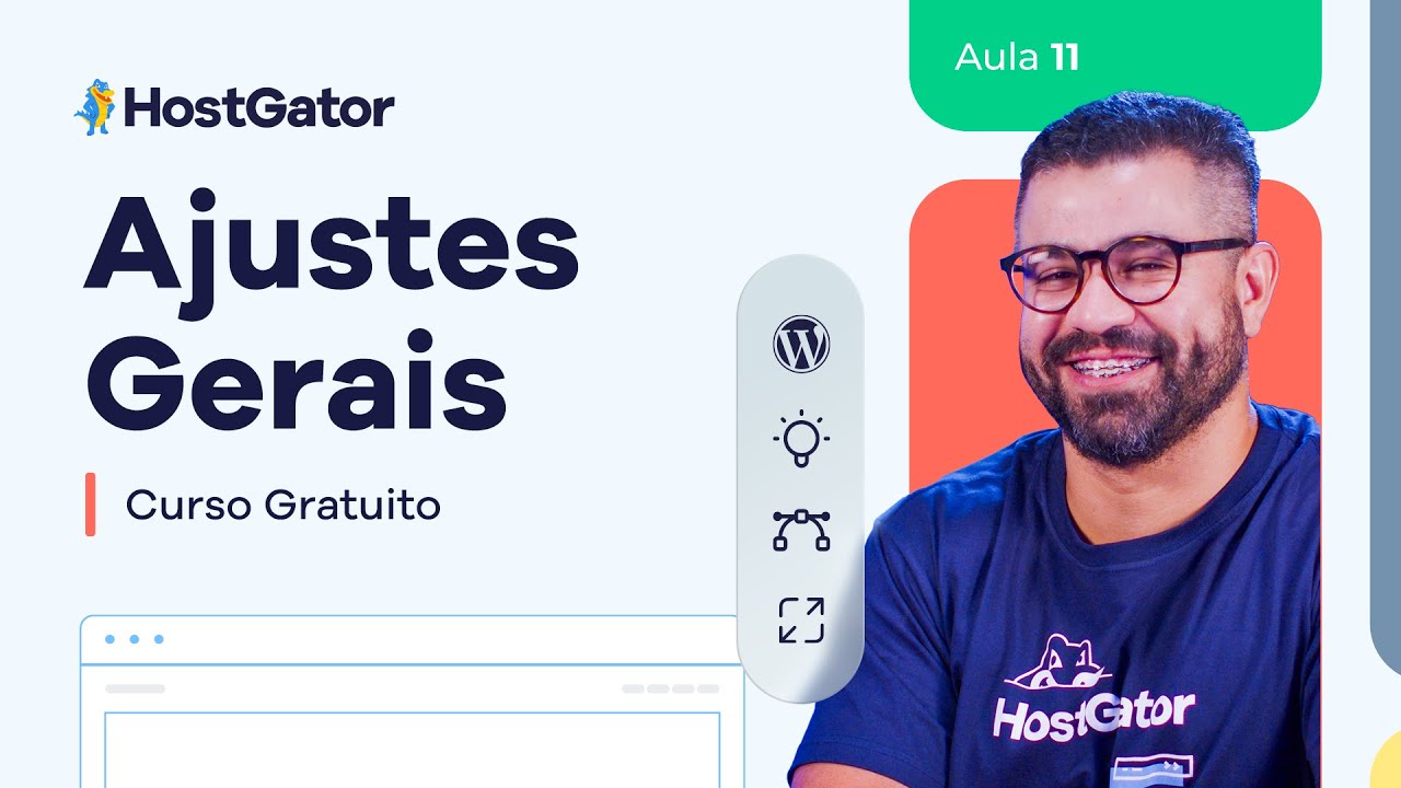 Ajustes Gerais no WordPress [Aula 11] - Curso WordPress Grátis 2025
