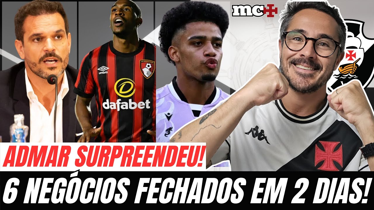 HINESTROSA, ADRYELSON, CUIABANO, DINIS, BRENER E VOMBERGAR ACERTANDO COM O VASCO? 2 SAINDO HOJE!