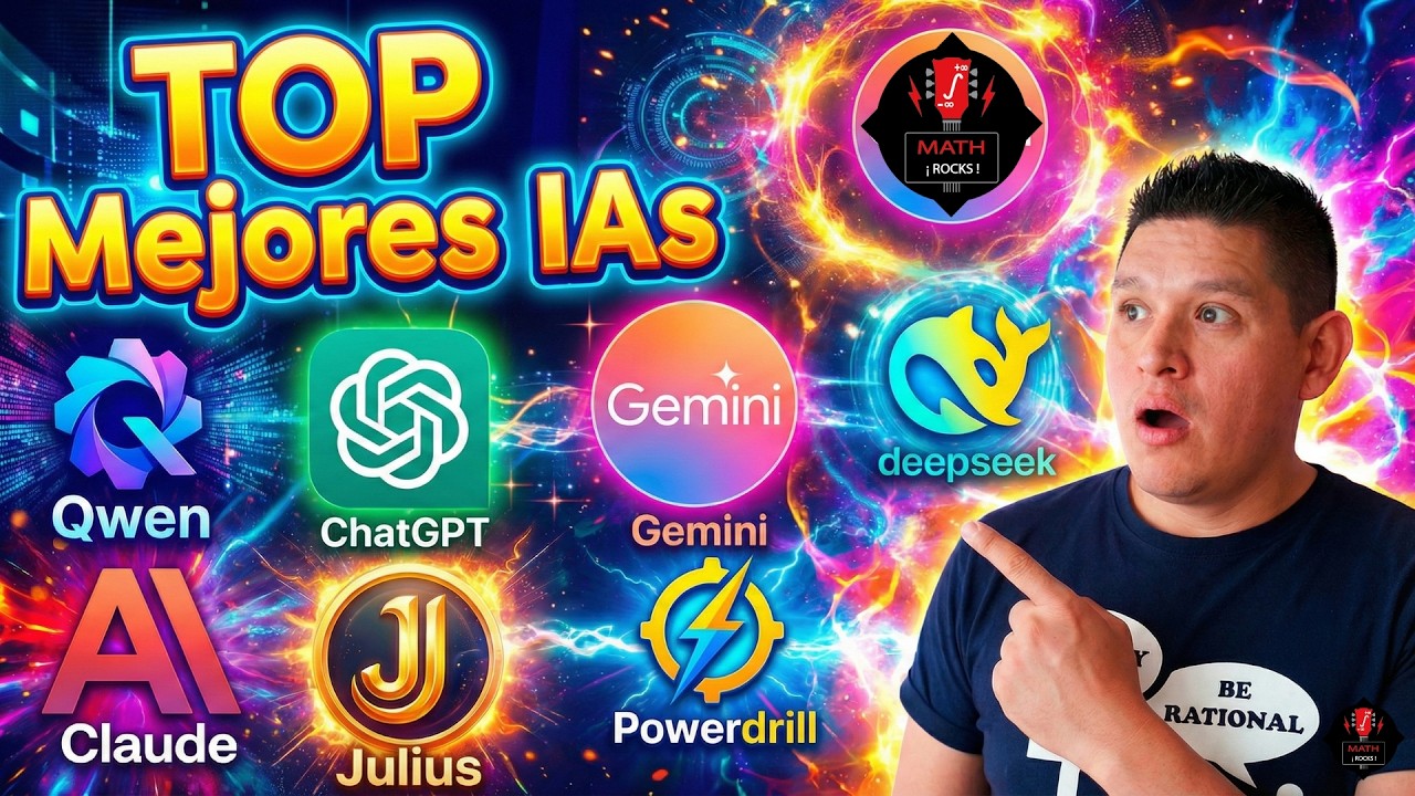 Top 7 MEJORES Inteligencias Artificiales para MATEMÁTICAS