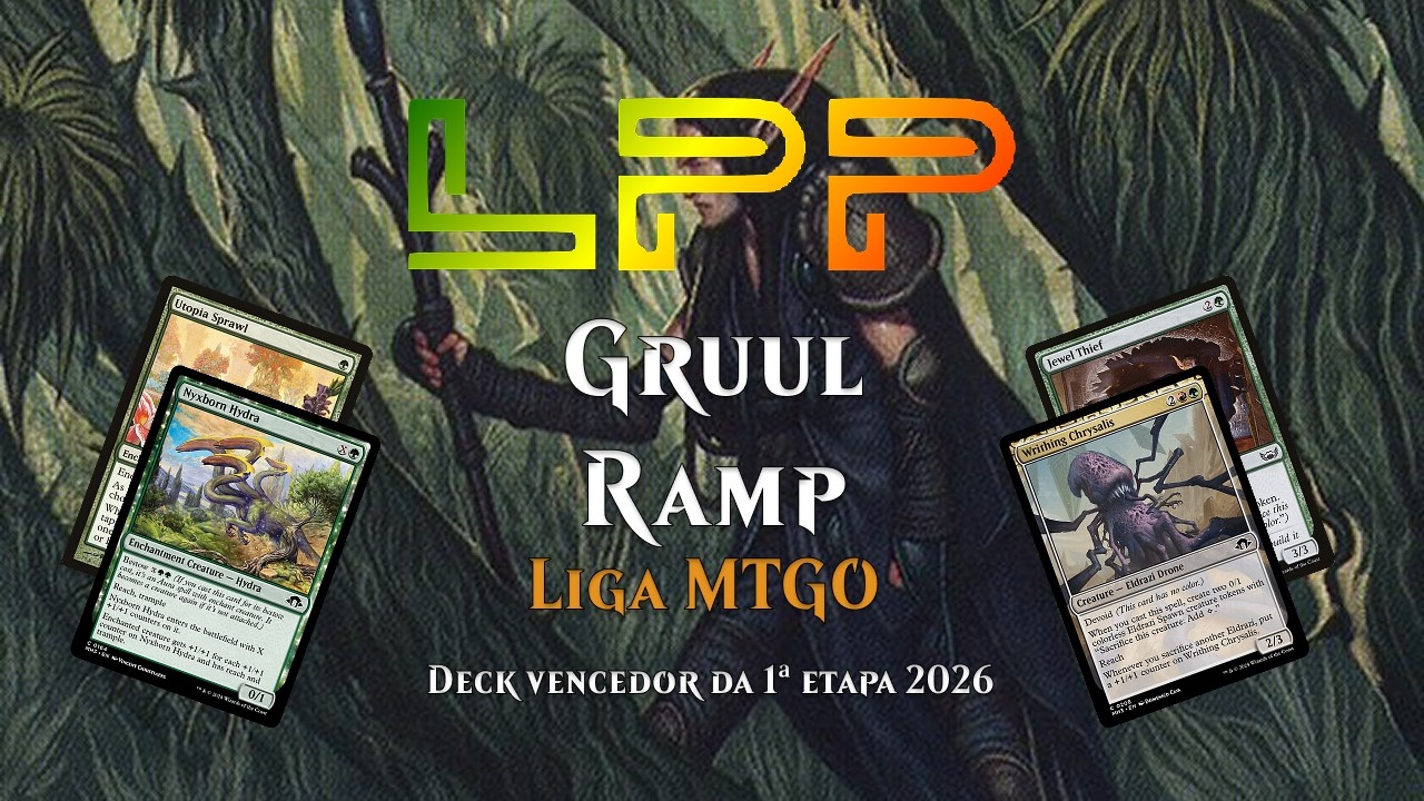 Vídeo gameplay deck vencedor primeira etapa 2026