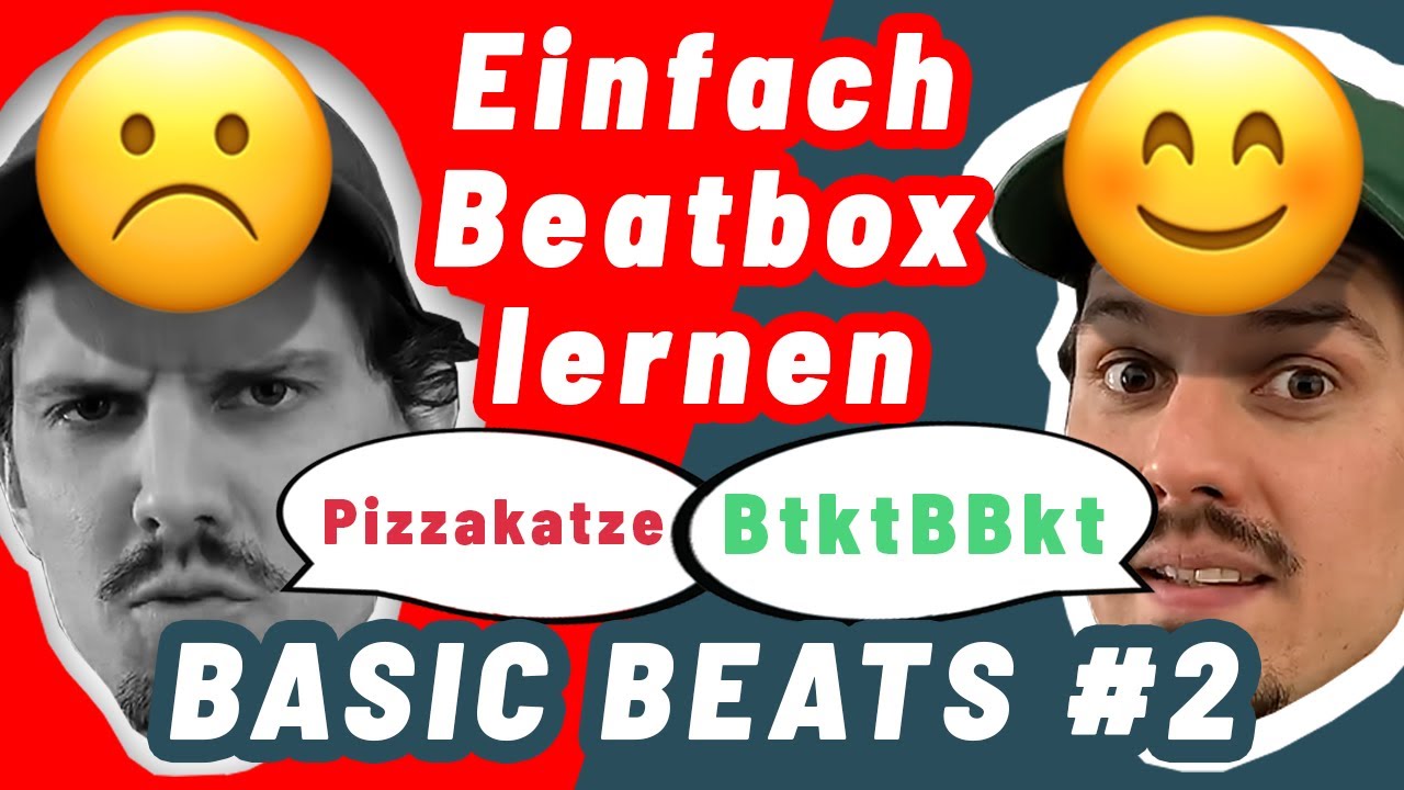 Einfach Beatbox lernen #05: Basic Beats #2 (Pizzakatze Beat Variationen)