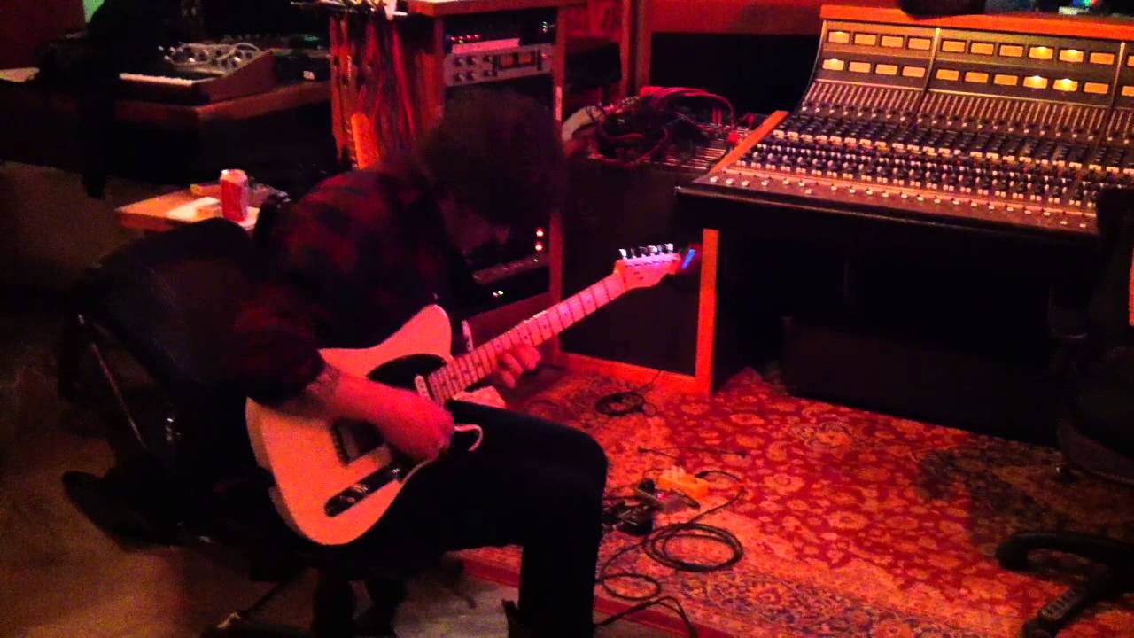 Tracking guitar at Sonic Ranch
