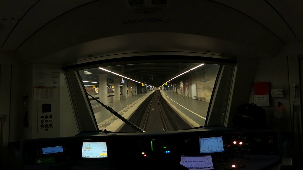 360° Führerstandsmitnahme S8 Ostbahnhof - Hackerbrücke BR423